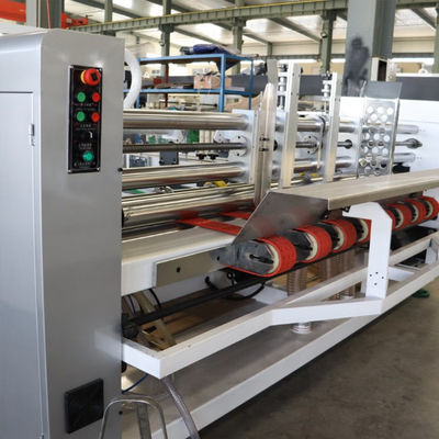 60pcs/Min Stitching Folder Gluing Machine 3 Ply Corrugated Box Making Machine